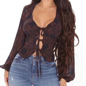 Tie Chiffon Top